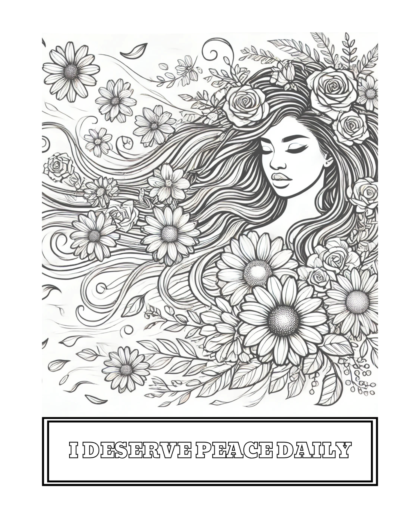 Bloom You Mean it  SELF-CARE COLORING BOOK