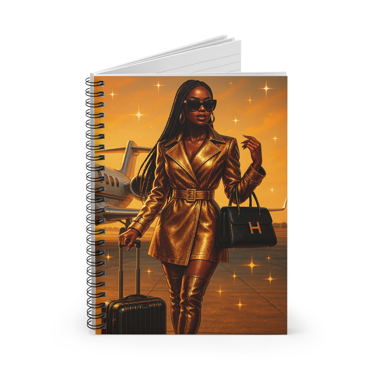 Spiral Notebook — Ruled Journal for Creative Writing & Gratitude