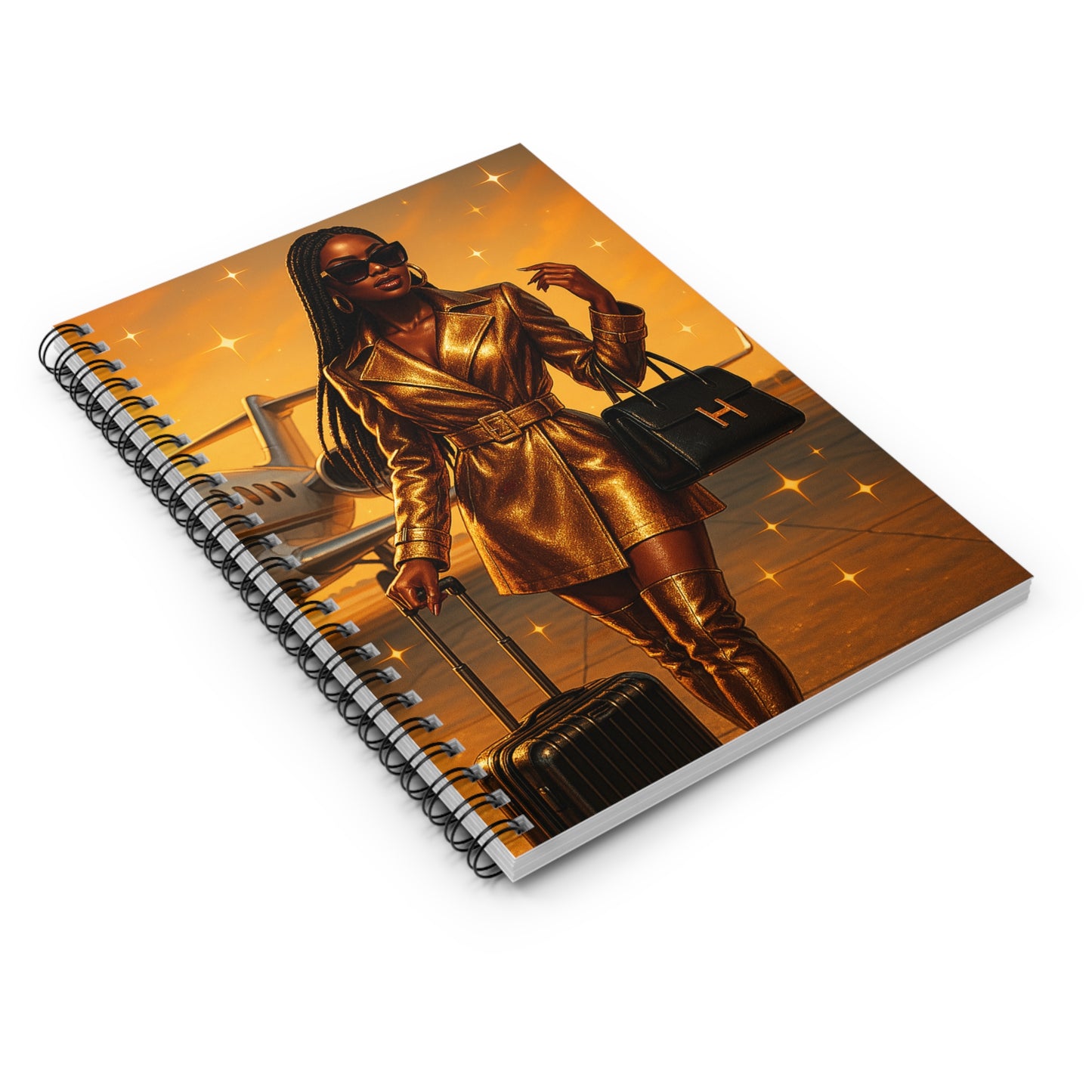 Spiral Notebook — Ruled Journal for Creative Writing & Gratitude